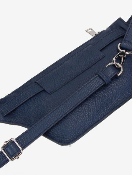 Elega Temno modra ženska usnjena torba ELEGA Merlin Kidney Bag