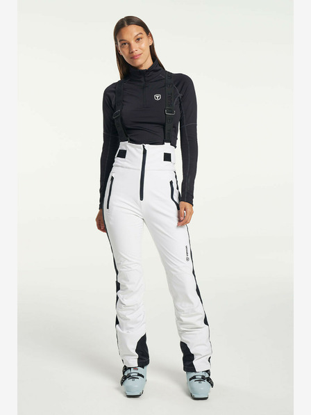 Tenson Ženske hlače TENSON Grace Softshell Bib Pants W white