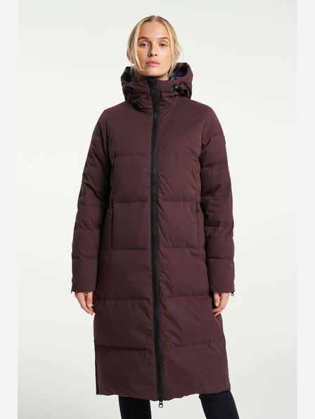 Tenson Ženska zimska jakna za življenjski slog TENSON Shanna Down Coat W bordo