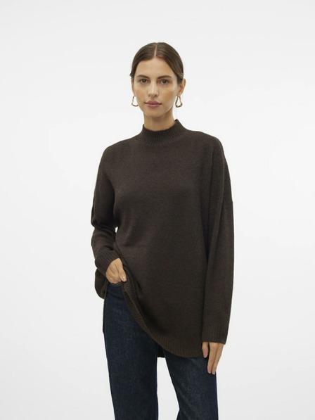 Vero Moda Rjav ženski pulover Vero Moda Plaza