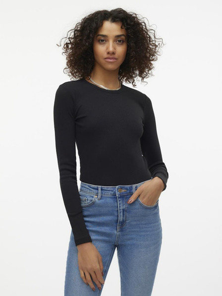 Vero Moda Črna ženska majica Vero Moda Chloe