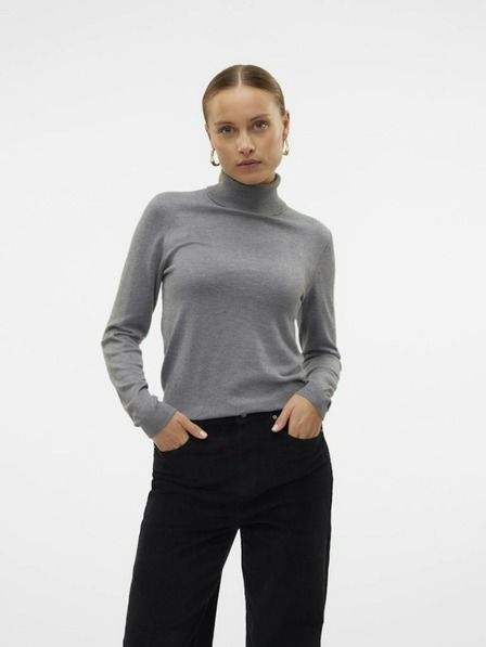 Vero Moda Siv ženski rolokavs Vero Moda Iris