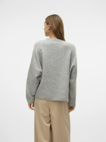 Vero Moda Svetlo siv ženski pulover Vero Moda Boom
