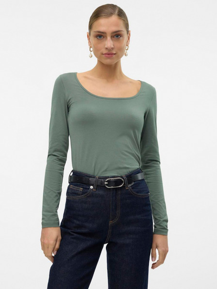 Vero Moda Zelena ženska majica Vero Moda Lulu