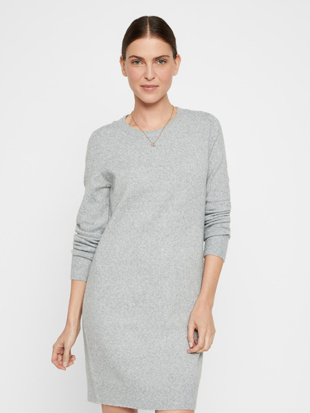 Vero Moda Svetlo siva puloverska obleka VERO MODA Doffy